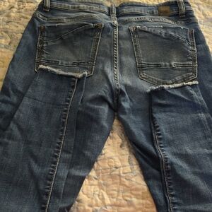 BKE Women's Skinny Jeans - Dark Blue